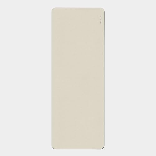 WeGym Yoga Mat, 4mm Cushioned Exercise Mat for Yoga, Pilates, Home Workouts - Anti Slip Polyurethane Suede Yoga Mat with Carrying Strap - color: PU_Sandstone, style: Polyurethane