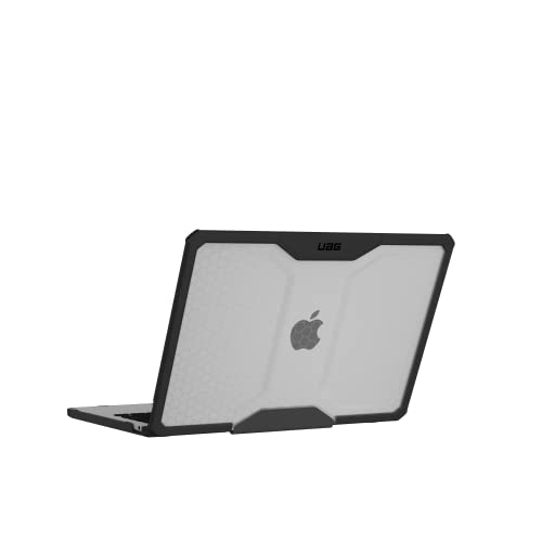URBAN ARMOR GEAR UAG Designed for MacBook Air 13" Case M5 2026 M4 2025 M3 2024 M2 2022 - Translucent Rugged Lightweight Slim Tactile Grip Laptop Protective Cover, Plyo Ice/Black - color: Plyo - Ice/Black