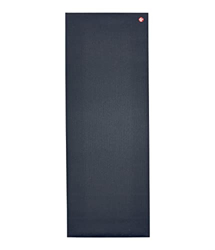 Manduka PRO Yoga Mat - 6mm | Lifetime Durability | Hygienic Construction | Premium Studio Quality | Teacher Approved - color: Midnight, size: 68" x 26"