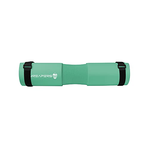 Gymreapers Barbell Squat Pad - Protective Bridge Pad For Hip Thrust, Squats, Lunges - Hip Support, Neck Protection For Bar - color: Mint