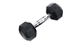 Ader Octagon Deluxe Professional Rubber Dumbbell Contoured Handle, Sold As 1 Piece (2 Lbs-120 Lbs) - size: 20-Pound