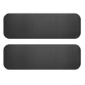 Treadmill Mat, 2 Pack Exercise Equipment Mat with Noise Reducing Foam, Gym Protective Mat for Exercise Bike, Rowing Machine - color: Black/White