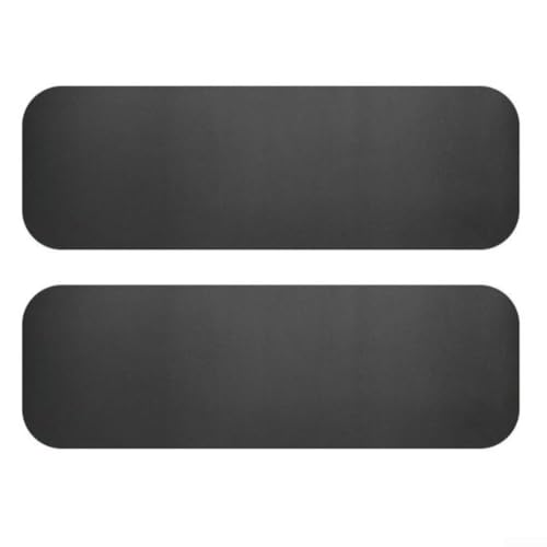 Treadmill Mat, 2 Pack Exercise Equipment Mat with Noise Reducing Foam, Gym Protective Mat for Exercise Bike, Rowing Machine - color: Black/White