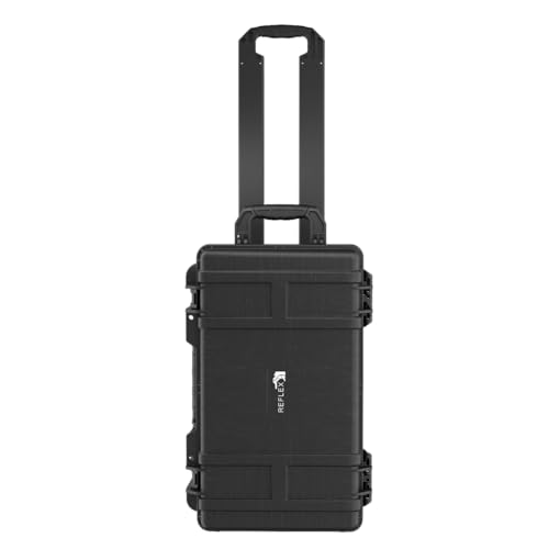 Reflex Camera Large Protective Hard Camera Case (20.22"x11.32"x7.91") suitable for Drones, Camera Lens, DSLR & Guns. Smooth Rolling Wheels, Waterproof IP67, Shockproof (Rolling Hard Case with Foam) - style: Rolling Hard Case With Foam