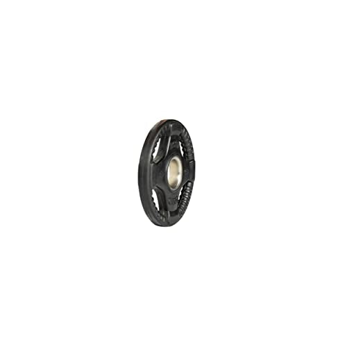Body-Solid Rubber Coated Olympic Weight Plate (1), with Anti-Slip Grip - Perfect for Strength Training, Home Gym, and Barbell Workouts - style: 5lbs.