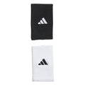 Adidas Unisex-Adult Interval Reversible Wristband – Athletic Sweatband for Men and Women - color: Black/White/2.0/Large