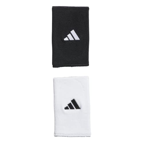 Adidas Unisex-Adult Interval Reversible Wristband – Athletic Sweatband for Men and Women - color: Black/White/2.0/Large