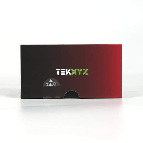 TEKXYZ® Reflex Ball with Counter App & Online Community, 2 Difficulty Levels Boxing Ball with Headband, Perfect for Reaction, Agility, Punching Speed, Fight Skill & Hand Eye Coordination Training - color: Black/Red