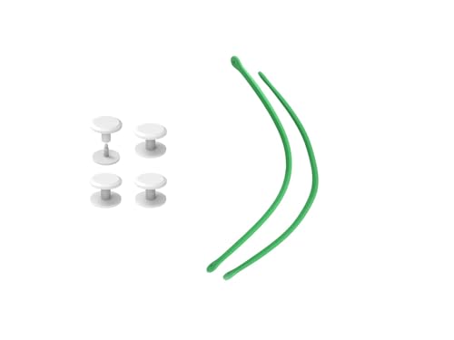 Replacement Straps for Large Rubber Beach Bag, Replacement Handles with 4 Snaps for Rubber Beach Bag, EVA Bag Strap Replacement, Beach Bag Repair Kit - color: Green