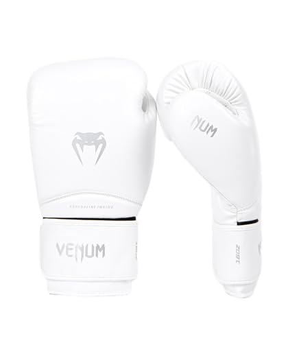 Venum Contender Boxing Gloves - color: White/Silver, size: 14-Ounce, style: Contender 1.5