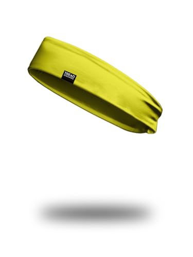 TreadBands Loop Performance Non-Slip Headbands - color: All-Season 2.5" Loop Solid Neon Yellow