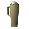 Owala FreeSip Tumbler Stainless Steel Water Bottle 40 oz Off Road | Triple-Layer Insulation | Leak-Proof Lid with Push-Button | Double Threaded Lid for Left and Right-Handed Drinking - color: Off Road, size: 40 Ounces