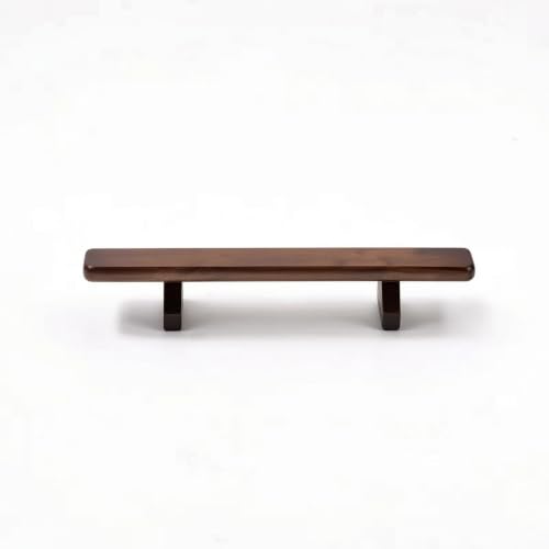 Upper Wooden Upper Body Stands Parallettes for Gymnasts, Home Gym - color: Retro Walnut