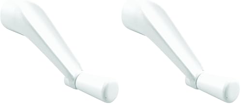 PRIME-LINE H 4106 Spline Socket Crank Handle, White, Smooth 360-Degree Operation (Single Pack) (Pack of 2) - color: White, size: 1 Count (Pack of 2)