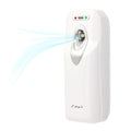 Automatic Air Freshener Spray Dispenser, Custom Timing (Day/Night/24H, 5/10/15/30 min interval), Wall Mounted/Free Standing, Home& Commercial, Glade& Airwick Refill Can, 2 D batteries, Milas-D - color: White, size: 1 Count (Pack of 1)