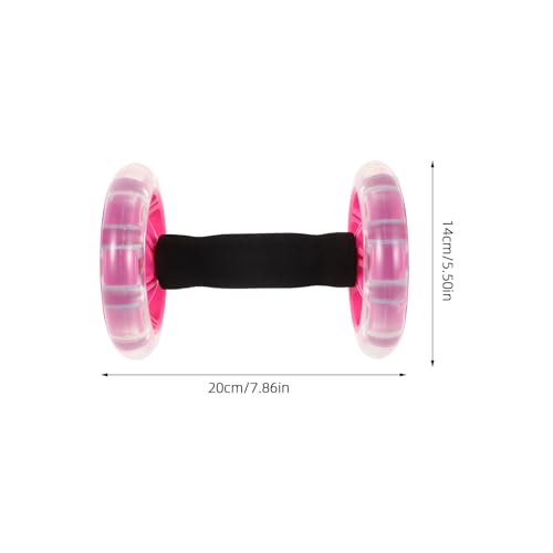 Kisangel 2-Pack Ab Roller Wheel Double Wheel Abdominal Roller for Core Workout Abdominal Exerciser for Home Office and Fitness Training