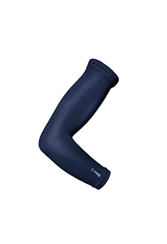 Incrediwear Arm Sleeve – Infrared Arm Sleeves for Men & Women, Arm Support | Muscle Recovery & Muscle Pain Relief for Tennis Elbow Tendonitis, Arm Sleeves for Baseball, Basketball, Football, Working Out - color: Navy, size: Large (Pack of 1)