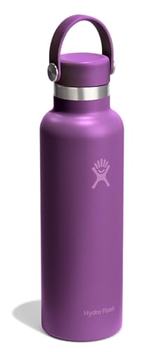 Hydro Flask Water Bottle - Insulated Stainless Steel - Non Spill, Leakproof in 21 Oz Beachplum Purple - color: Beachplum, style: 21 Oz