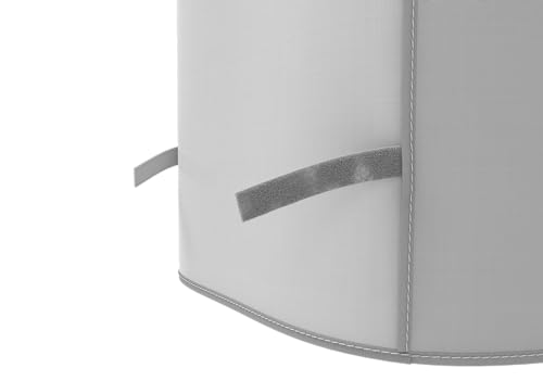 62" Heavy Duty Waterproof Gas Grill Cover fits Weber Char-Broil Coleman Gas Grill-Grey - color: Gray, size: 62"