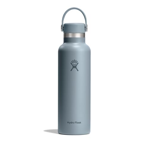 Hydro Flask Water Bottle - Insulated Stainless Steel - Non Spill, Leakproof in 21 Oz Shale Gray - color: SHALE GRAY, style: 21 Oz