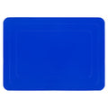Mars Wellness Rectangular Non Slip Silicone Mat - Anti Slip Large Table Coaster Pad - 9.8" X 7" - Eating Aids, Baking, Crafts, Table, Counter or Any Surface - Blue