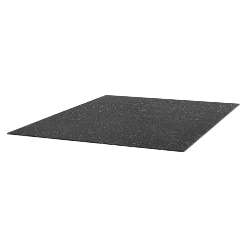 VEVOR 0.56Inch 48sq.ft 12 Tiles Gym Flooring for Home Gym, Rubber Top with High Density EVA Foam, 24 x 24In Gym Floor Exercise Equipment Mats, Interlocking Gym Mats, Puzzle Workout Mats, Black & Gray - color: Black & Gray, style: 12 Tiles (48 Sq Ft)
