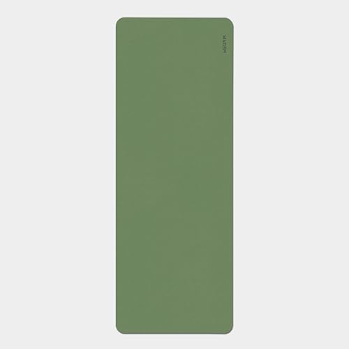 WeGym Yoga Mat, 4mm Cushioned Exercise Mat for Yoga, Pilates, Home Workouts - Anti Slip Polyurethane Suede Yoga Mat with Carrying Strap - color: PU_Jungle, style: Polyurethane