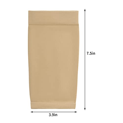HOVEOX 3 Pairs Tattoo Cover Up Sleeve Forearm Tattoo Cover Tattoo Cover Up Compression Sleeves Arm Sleeves for Women Men - color: Nude