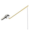 Hibbent Metal Front Mount Toilet Handle Replacement Kit, Brushed Nickel | Upgraded Metal Flush Lever, Universal Toilet Flush Handle Fit Front Tanks, Stainless Steel Flapper Chains, 4 Adjustable Holes - color: Brushed Nickel, style: Classic