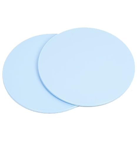 Exercise Core Sliders, 2 Pcs Pink 6.7 Inch Workout Slider for Yoga, Push-up and Sports - color: Blue