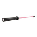 Fitvids Olympic Cerakote Barbell for Home & Commercial Gyms, 190K PSI Tensile Strength Rated for up to 1500LB Capacity - color: Pink
