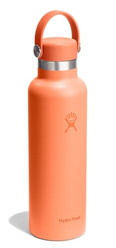 Hydro Flask Water Bottle - Insulated Stainless Steel - Non Spill, Leakproof in 21 Oz Nectar Orange - color: Nectar, style: 21 Oz