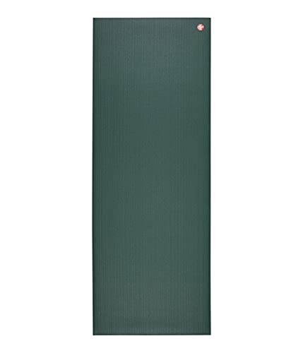 Manduka PRO Yoga Mat - 6mm | Lifetime Durability | Hygienic Construction | Premium Studio Quality | Teacher Approved - color: Black Sage, size: 68" x 26"