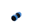 SP17 Waterproof Aviation Connector Industrial Connector Mat Rear Nut Seat(SP17plug9-core) - size: SP17plug9-core