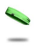 TreadBands Loop Performance Non-Slip Headbands - color: All-Season 2.5" Loop Solid Neon Green