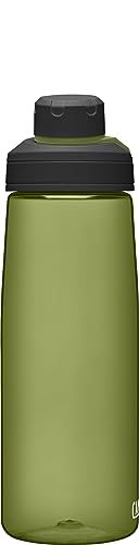 CamelBak Chute Mag Water Bottle with Magnetic Leak‑Resistant Cap, Lightweight Tritan Design for Everyday Hydration - color: Olive, size: 25 Ounces