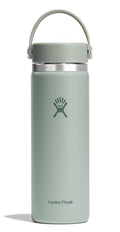Hydro Flask Water Bottle - Insulated Stainless Steel - Wide Mouth Flex Lid, Non Spill, Leakproof and Refillable in 20 Oz Tonal Agave - color: Tonal Agave, style: 20 Oz