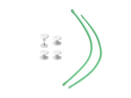 Replacement Straps for S/M Rubber Beach Bag, Replacement Handles with 4 Snaps, EVA Bag Strap Replacement - color: Mint Green