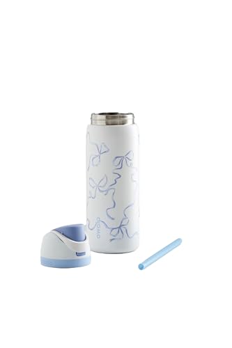 Owala Tied And True Blue Bows 32 Oz Freesip UO Exclusive - color: Multicolor, size: 32 Ounces
