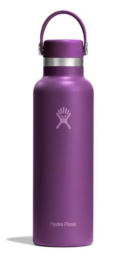 Hydro Flask Water Bottle - Insulated Stainless Steel - Non Spill, Leakproof in 21 Oz Beachplum Purple - color: Beachplum, style: 21 Oz