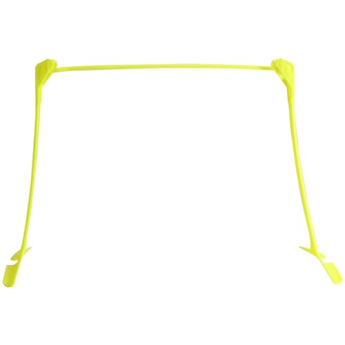 harayaa 5 Pieces Agility Hurdles Foldable Speed Training Hurdles Adjustable Height Workout Obstacle Rack Lightweight PVC Athletic Training Set Suitable for