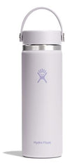 Hydro Flask Water Bottle - Insulated Stainless Steel - Wide Mouth Flex Lid, Non Spill, Leakproof and Refillable in 20 Oz Cloud Pink - color: CLOUD PINK, style: 20 Oz