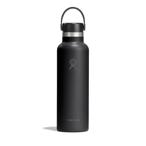 Hydro Flask Water Bottle - Insulated Stainless Steel - Non Spill, Leakproof in 21 Oz Tonal Black - color: TONAL BLACK, style: 21 Oz
