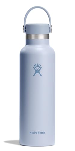 Hydro Flask Water Bottle - Insulated Stainless Steel - Non Spill, Leakproof in 21 Oz Surf Blue - color: SURF, style: 21 Oz