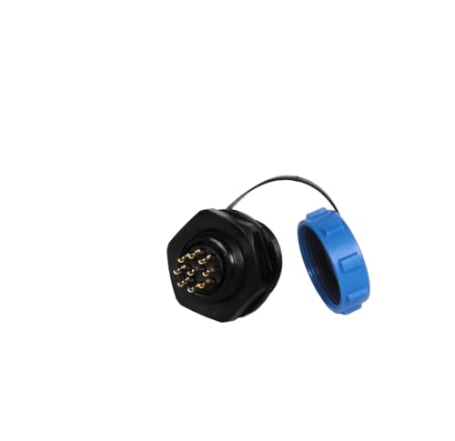 SP17 Waterproof Aviation Connector Industrial Connector Mat Rear Nut Seat(SP17rearnutSeat9core) - size: SP17rearnutSeat9core