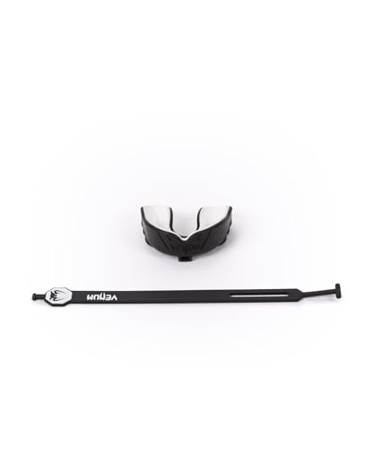 Venum Challenger Mouthguard - Strap/Strapless - color: Black/White, size: Adult