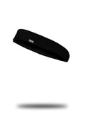 TreadBands Loop Performance Non-Slip Headbands - color: Low-Rider 1.5" Solid Black