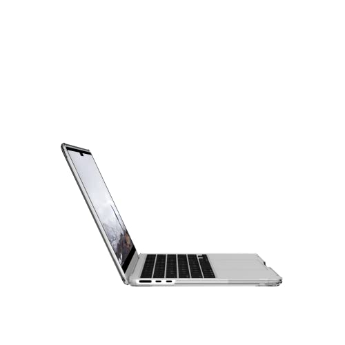 [U] by UAG Designed for MacBook Air 13" Case M5 2026 M4 2025 M3 2024 M2 2022 - Translucent Durable Lightweight Impact Resistant Laptop Protective Cover, Lucent Ice/Black - color: Ice/Black