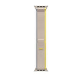 Apple Watch Band - Trail Loop (49mm) - Yellow/Beige with Rugged Titanium Finish - M/L - color: Yellow/Beige, size: Medium / Large, style: Rugged Titanium Finish