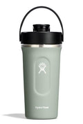 Hydro Flask Shaker Bottle – Insulated Stainless Steel Gym Bottle for Pre Workout & Protein 24 Oz Agave - color: Agave Green
